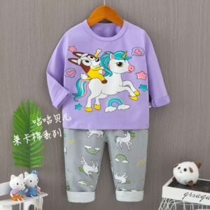 Girls Cotton Pajamas 02
