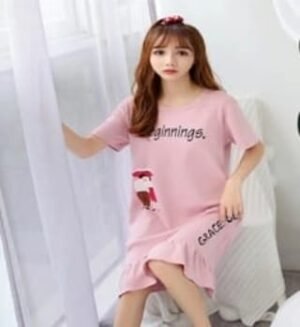 Ladies T-shirt Nightdress 001