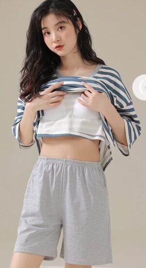 Multi-Color Pajama Shorts 009