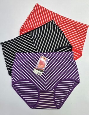 Stripped Cotton Panty (3PCs)